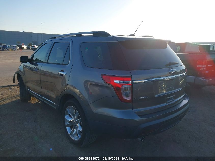 2013 FORD EXPLORER LIMITED - 1FM5K7F80DGC09981