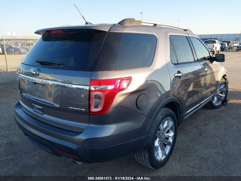 2013 FORD EXPLORER LIMITED - 1FM5K7F80DGC09981