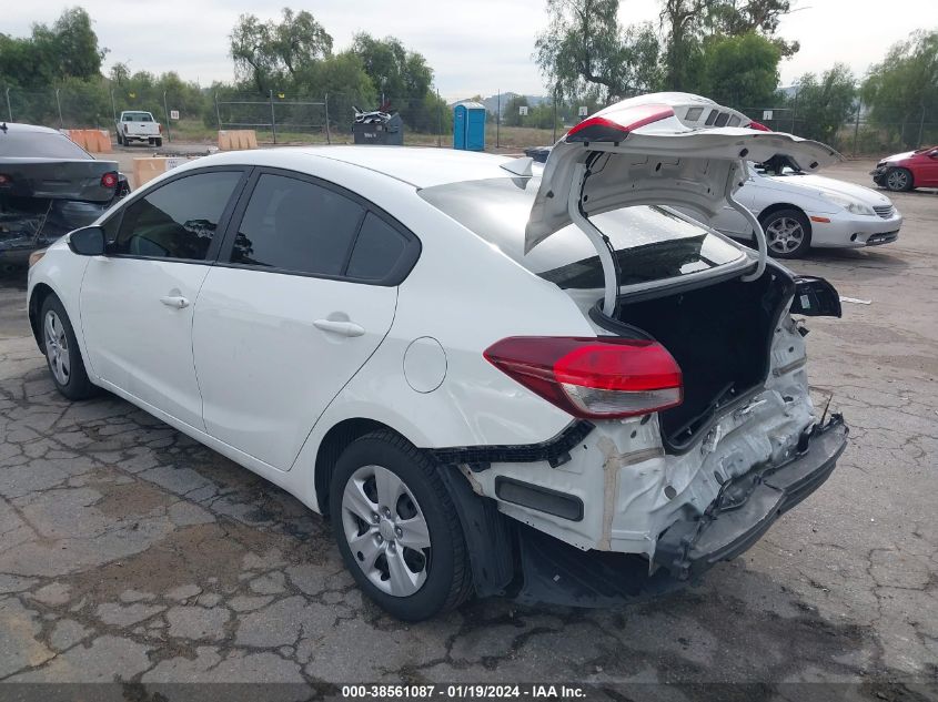 2017 KIA FORTE LX - 3KPFK4A73HE129179