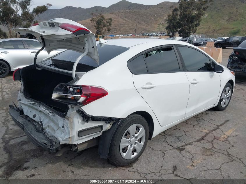2017 KIA FORTE LX - 3KPFK4A73HE129179