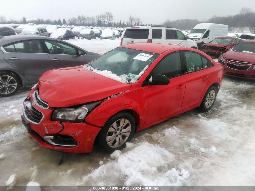 2015 CHEVROLET CRUZE LS - 1G1PA5SH2F7182594