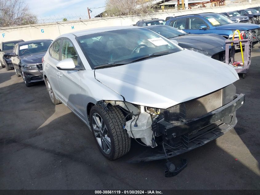 2018 HYUNDAI ELANTRA SEL/VALUE/LIMITED - KMHD84LF7JU726316