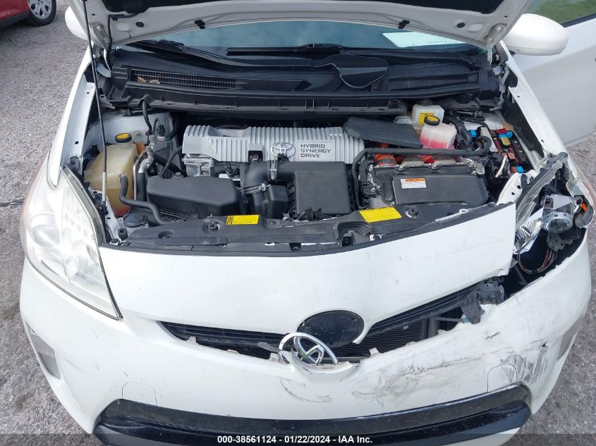 2013 TOYOTA PRIUS THREE - JTDKN3DU2D5685491