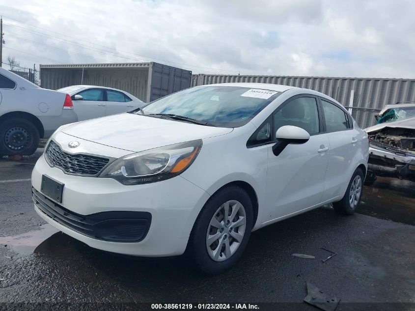 2013 KIA RIO LX - KNADM4A34D6255076