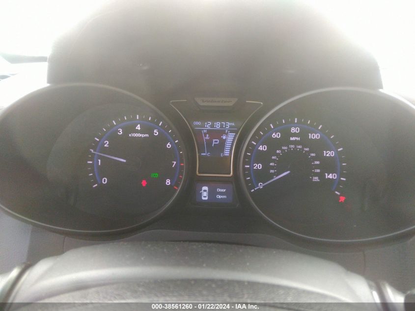 2013 HYUNDAI VELOSTER TURBO W/BLACK - KMHTC6AE0DU118819