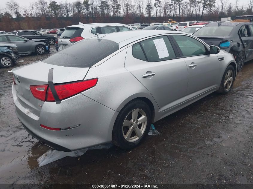 2015 KIA OPTIMA LX - 5XXGM4A76FG494443
