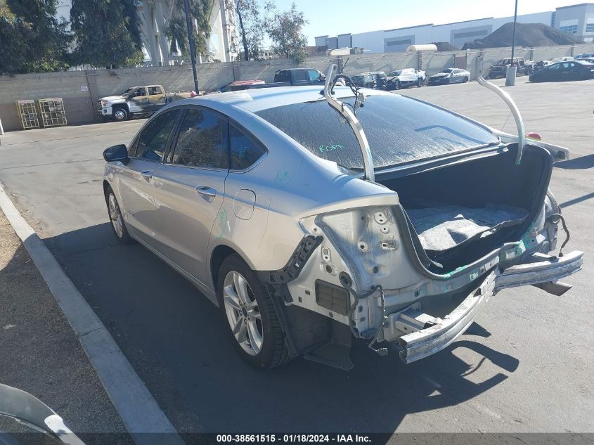 2018 FORD FUSION HYBRID SE - 3FA6P0LUXJR197321
