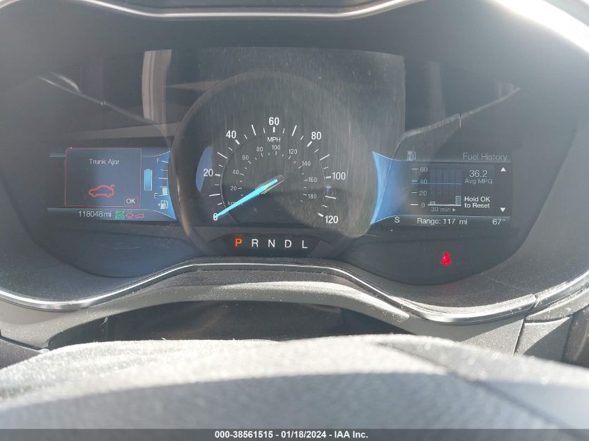 2018 FORD FUSION HYBRID SE - 3FA6P0LUXJR197321