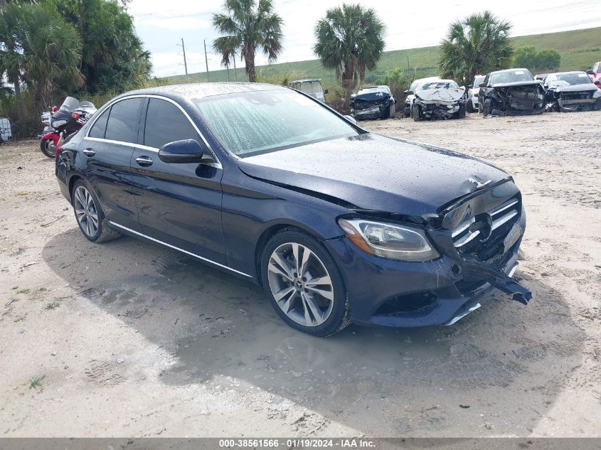 2018 MERCEDES-BENZ C 300 300 - WDDWF4JB3JR315491