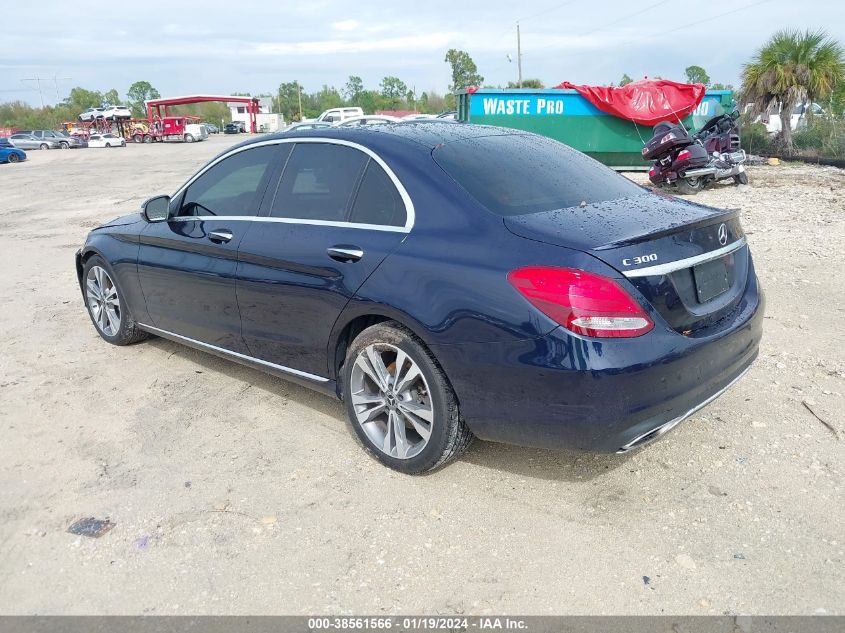 2018 MERCEDES-BENZ C 300 300 - WDDWF4JB3JR315491