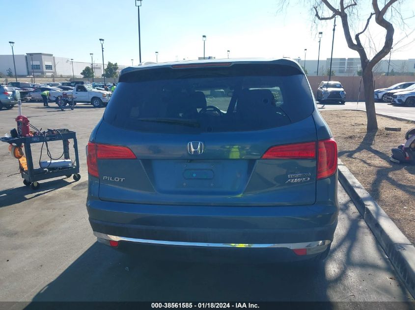 2017 HONDA PILOT TOURING - 5FNYF6H99HB028660