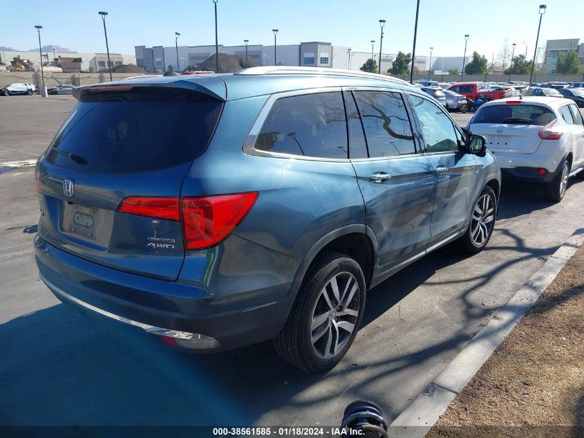 2017 HONDA PILOT TOURING - 5FNYF6H99HB028660