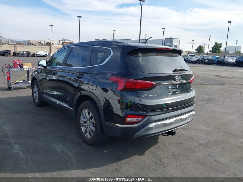 VIN 5NMS2CAD6KH011674 2019 HYUNDAI SANTA FE SE