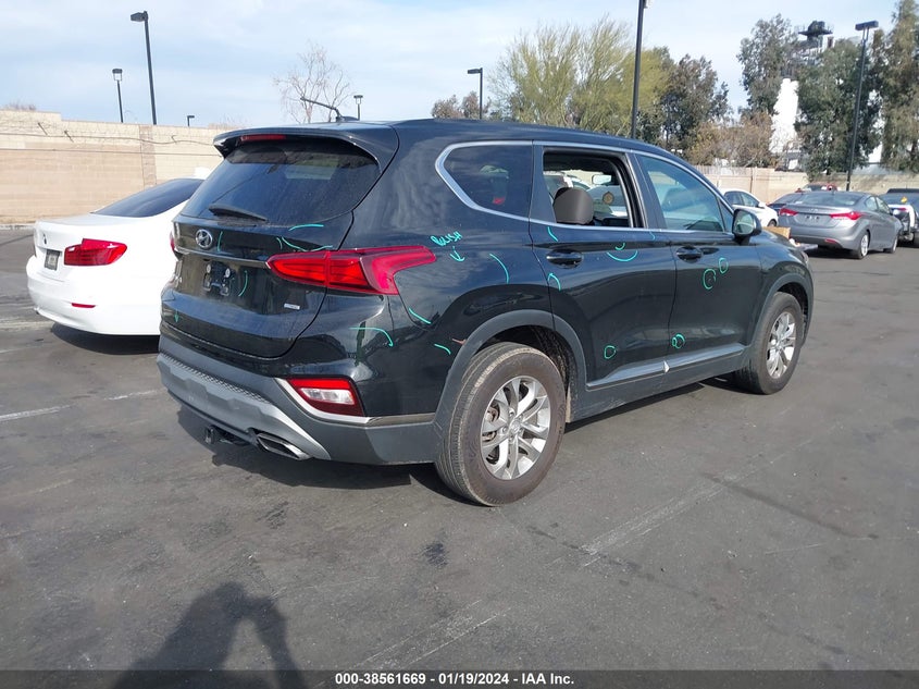 VIN 5NMS2CAD6KH011674 2019 HYUNDAI SANTA FE SE