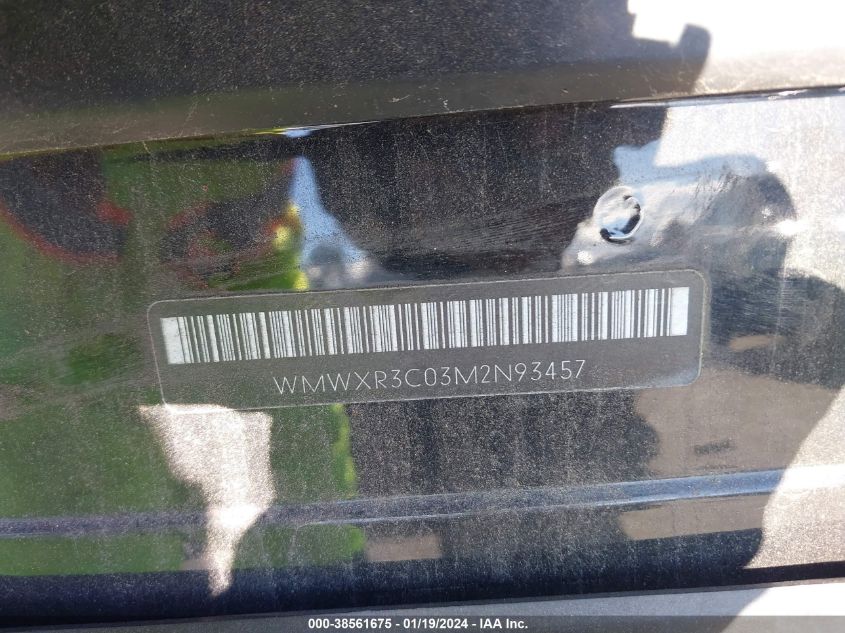 2021 MINI HARDTOP COOPER - WMWXR3C03M2N93457