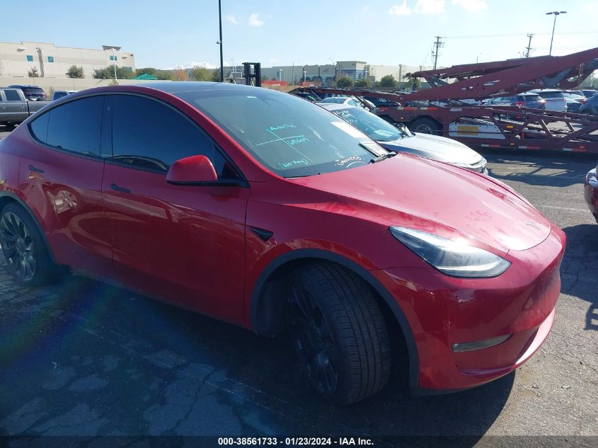 2022 TESLA MODEL Y PERFORMANCE DUAL MOTOR ALL-WHEEL DRIVE - 7SAYGDEF5NF516112