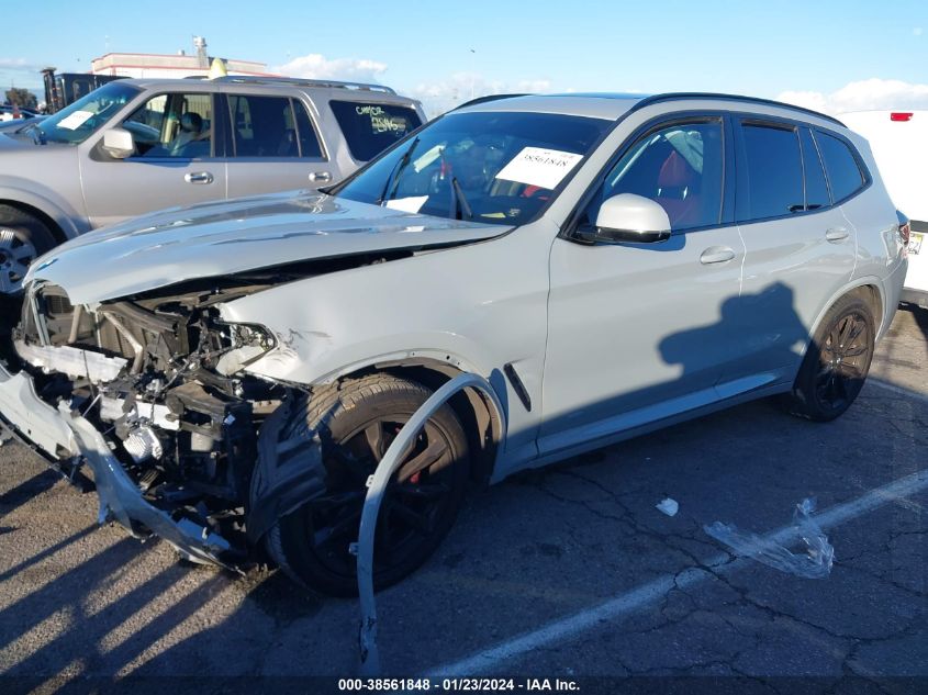 2022 BMW X3 XDRIVE30I - 5UX53DP02N9K97431