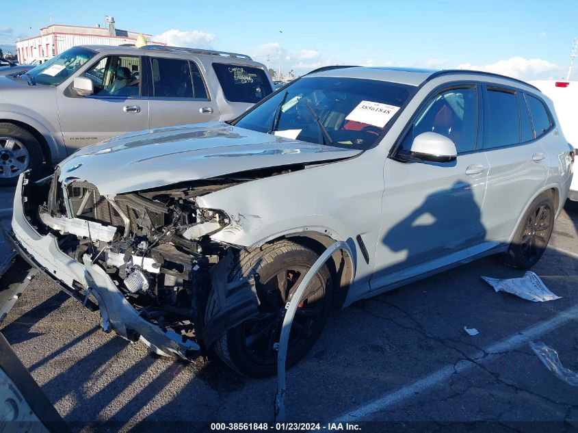 2022 BMW X3 XDRIVE30I - 5UX53DP02N9K97431