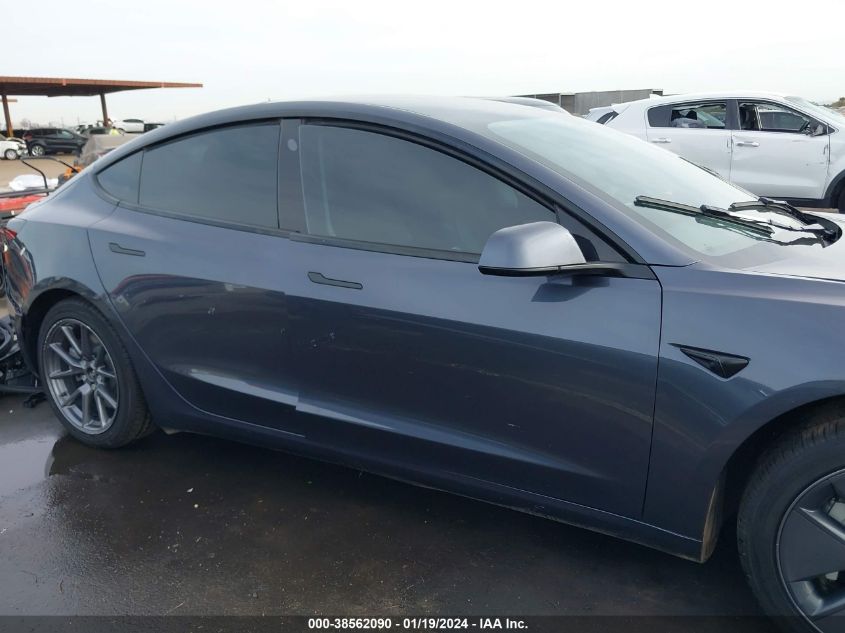 2022 TESLA MODEL 3 LONG RANGE DUAL MOTOR ALL-WHEEL DRIVE - 5YJ3E1EB5NF121095