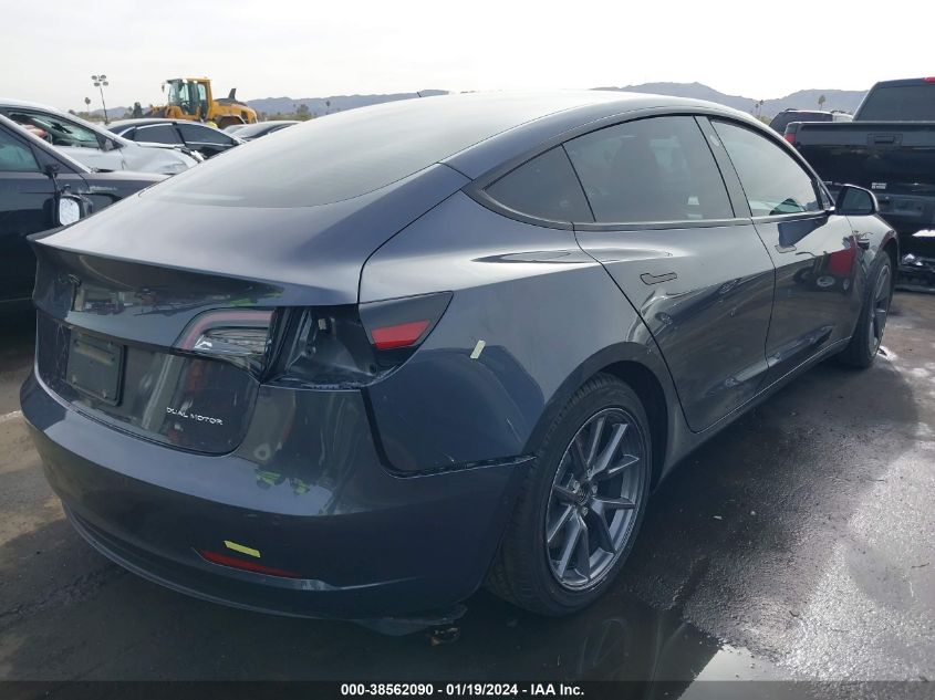 2022 TESLA MODEL 3 LONG RANGE DUAL MOTOR ALL-WHEEL DRIVE - 5YJ3E1EB5NF121095