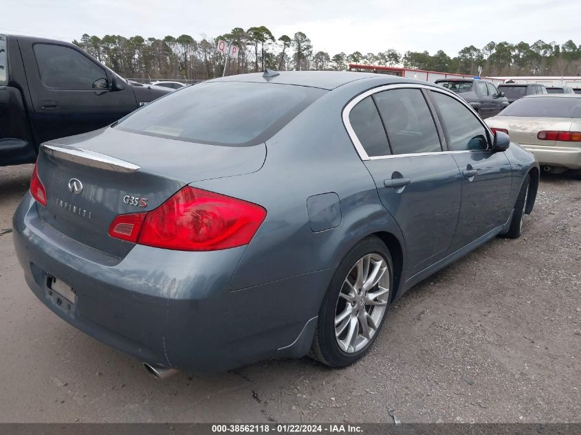 JNKBV61E17M727835 | 2007 INFINITI G35