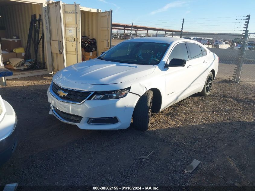 2016 CHEVROLET IMPALA 1FL - 2G11X5SA2G9199080