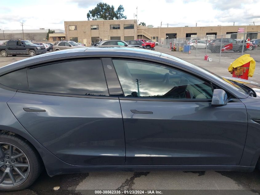 2022 TESLA MODEL 3 LONG RANGE DUAL MOTOR ALL-WHEEL DRIVE - 5YJ3E1EB0NF308678