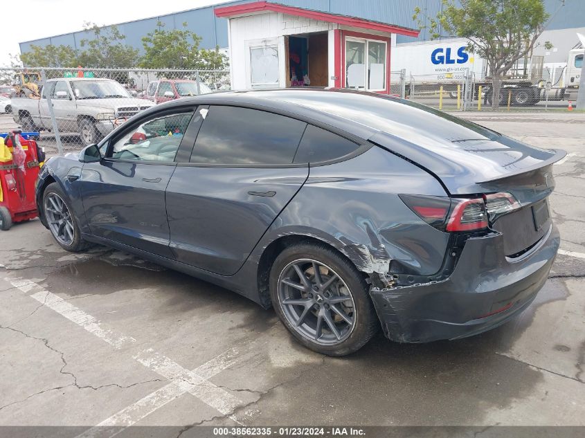 2022 TESLA MODEL 3 LONG RANGE DUAL MOTOR ALL-WHEEL DRIVE - 5YJ3E1EB0NF308678