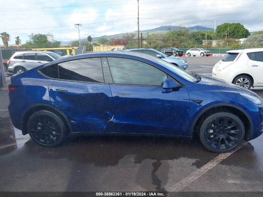 2021 TESLA MODEL Y STANDARD RANGE REAR-WHEEL DRIVE - 5YJYGDEDXMF124687