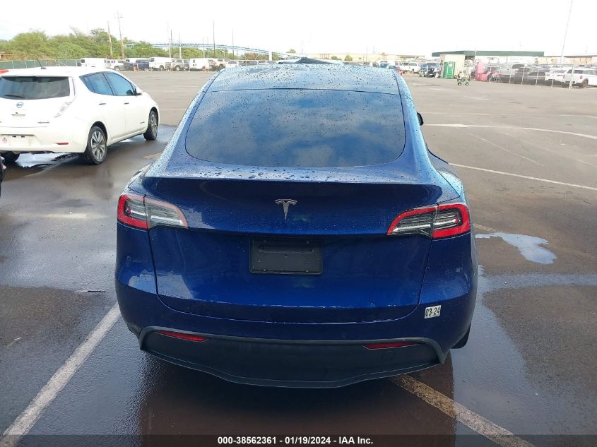 2021 TESLA MODEL Y STANDARD RANGE REAR-WHEEL DRIVE - 5YJYGDEDXMF124687