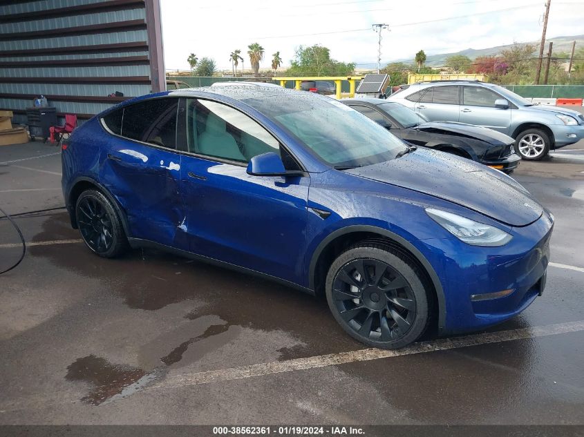 2021 TESLA MODEL Y STANDARD RANGE REAR-WHEEL DRIVE - 5YJYGDEDXMF124687