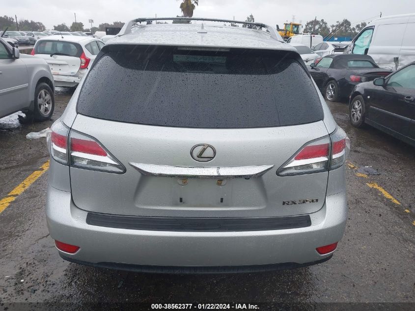 2013 LEXUS RX 350 350 - 2T2ZK1BAXDC091007