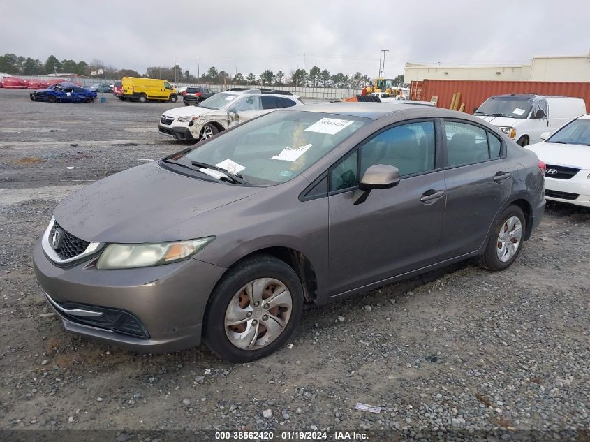 2013 HONDA CIVIC LX - 19XFB2F59DE100341