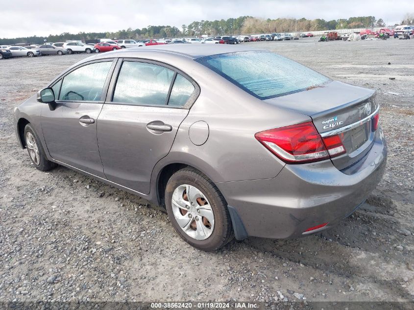 2013 HONDA CIVIC LX - 19XFB2F59DE100341