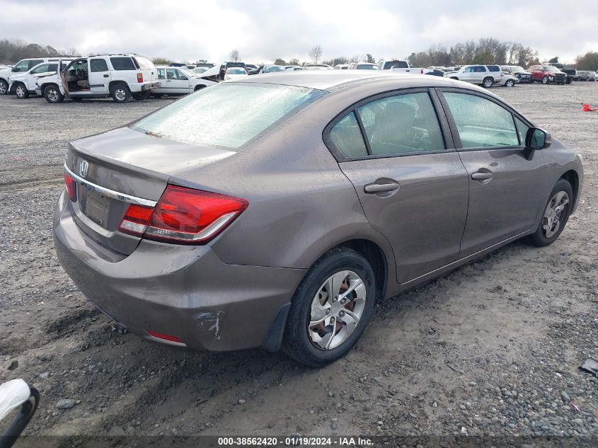 2013 HONDA CIVIC LX - 19XFB2F59DE100341