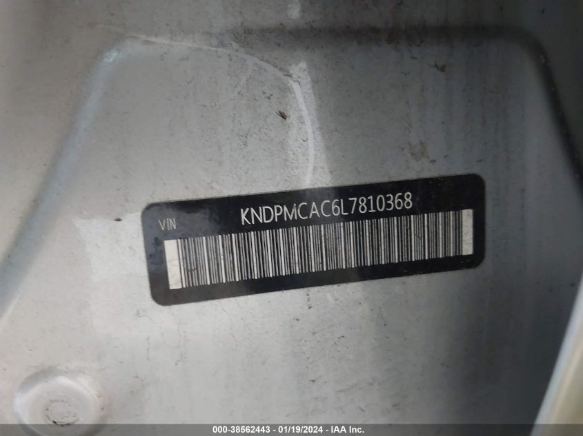 2020 KIA SPORTAGE LX - KNDPMCAC6L7810368
