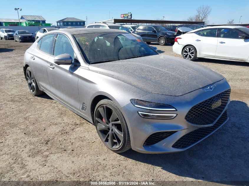 2022 GENESIS G70 3.3T RWD - KMTG54TE1NU099007
