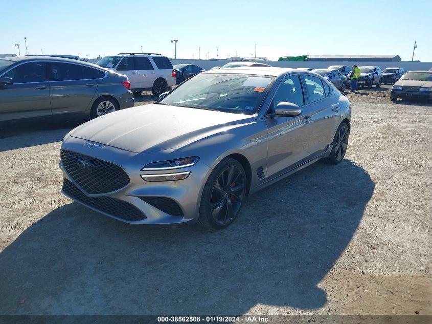2022 GENESIS G70 3.3T RWD - KMTG54TE1NU099007