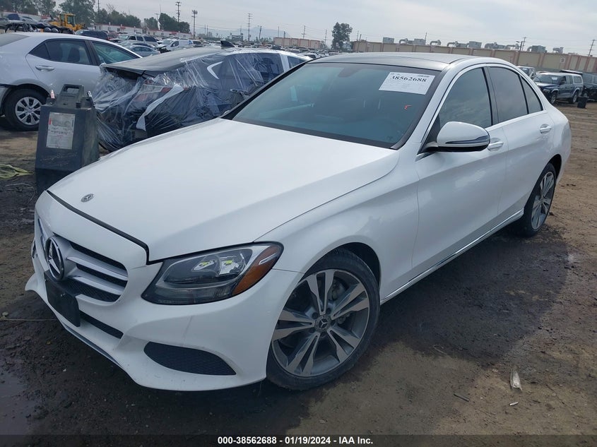 VIN 55SWF4KB9JU276435 2018 MERCEDES-BENZ C 300 4MATIC