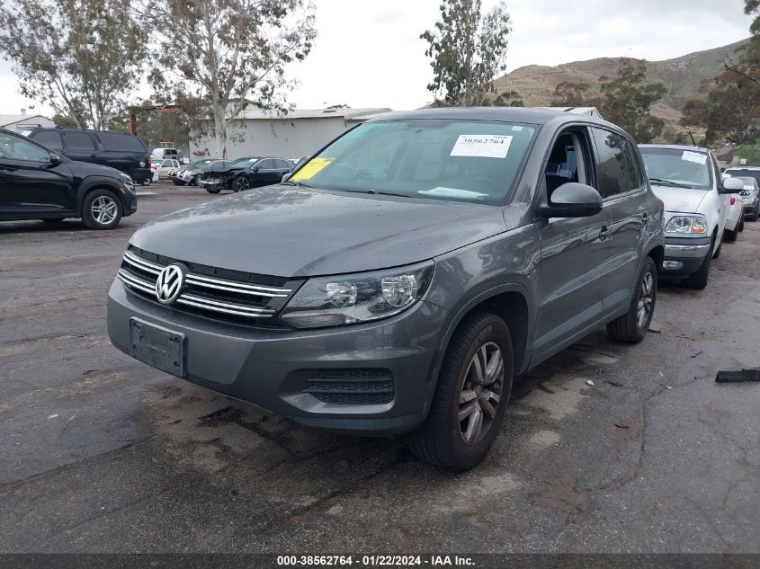 2013 VOLKSWAGEN TIGUAN S - WVGAV7AX3DW019666