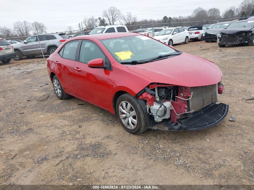 2015 TOYOTA COROLLA L/LE/LE PLS/PRM/S/S PLS - 2T1BURHE0FC407722