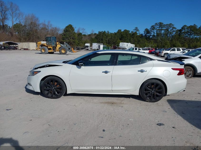 2017 NISSAN MAXIMA 3.5S/SV/SL/SR/PLAT - 1N4AA6AP5HC411362