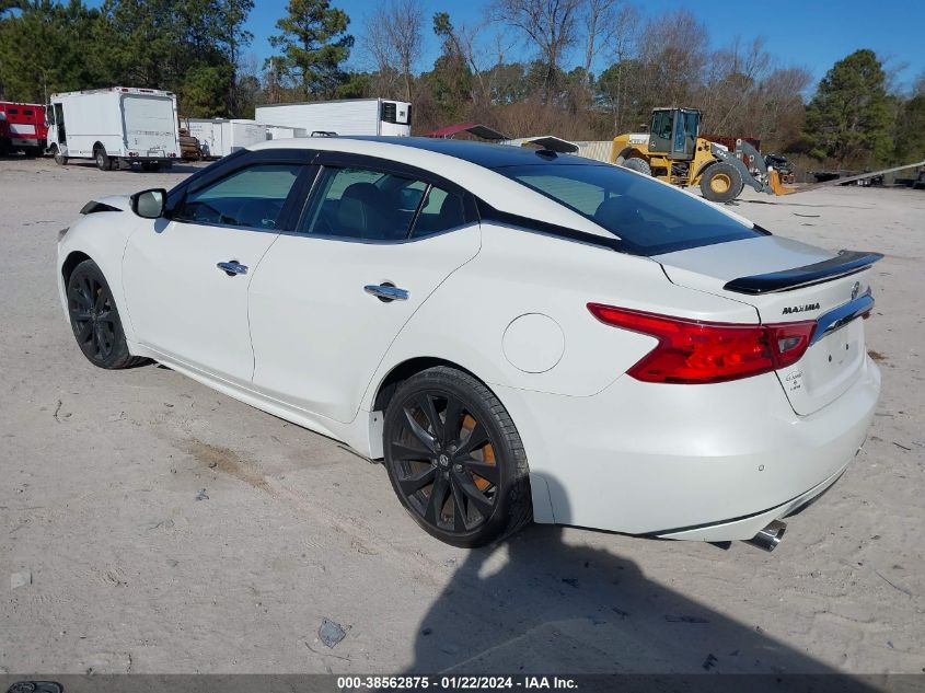 2017 NISSAN MAXIMA 3.5S/SV/SL/SR/PLAT - 1N4AA6AP5HC411362