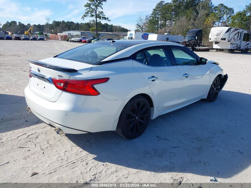 2017 NISSAN MAXIMA 3.5S/SV/SL/SR/PLAT - 1N4AA6AP5HC411362