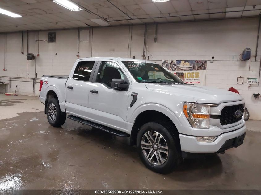 Lot #2535810671 2021 FORD F-150 XL salvage car