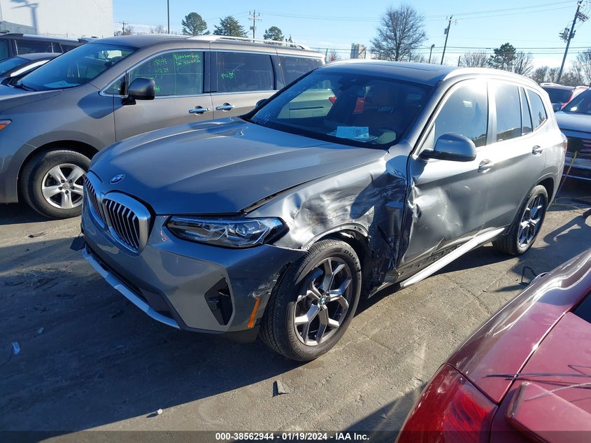 VIN 5UX53DP05P9R67766 2023 BMW X3 XDRIVE30I
