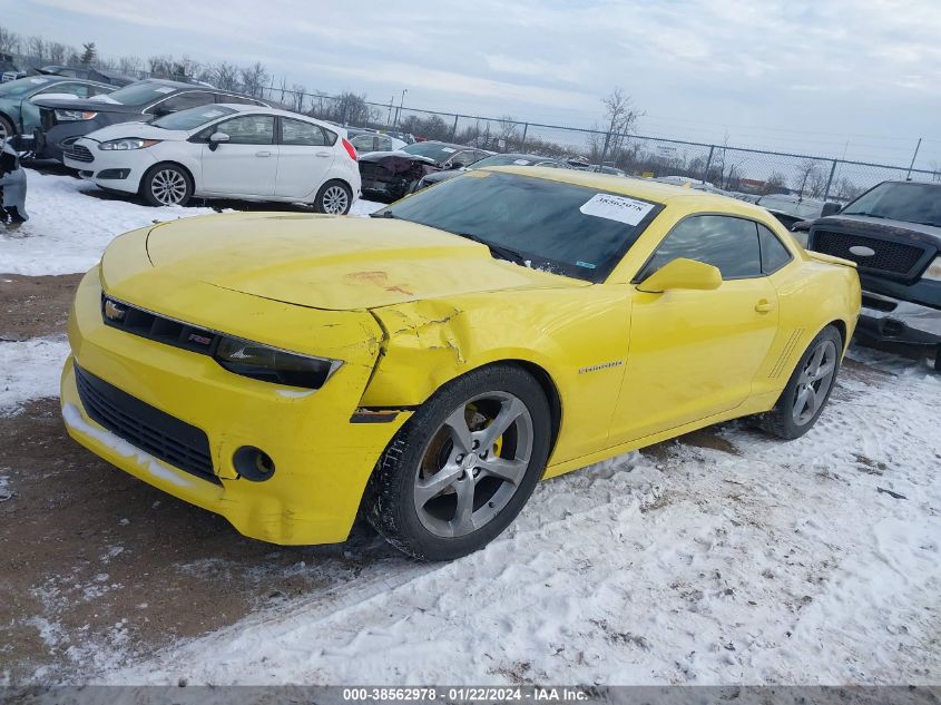 2014 CHEVROLET CAMARO LT - 2G1FB1E34E9244205