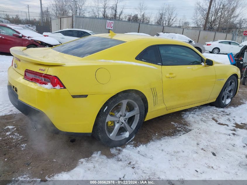 2014 CHEVROLET CAMARO LT - 2G1FB1E34E9244205