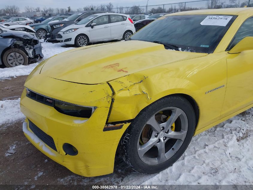 2014 CHEVROLET CAMARO LT - 2G1FB1E34E9244205