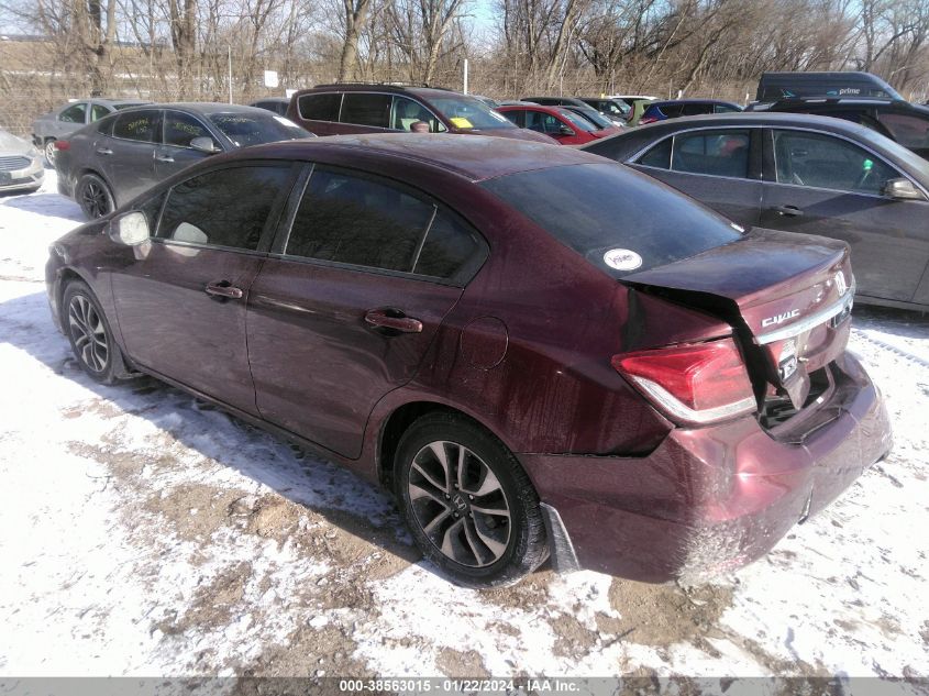 2013 HONDA CIVIC EX - 19XFB2F85DE041119